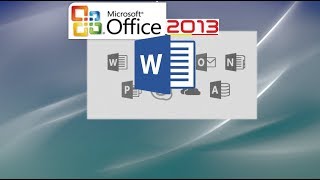 Word 2013 Tutorial  Part 1 for Professionals and Students [upl. by Shayne784]