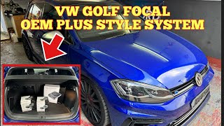 CCS  VW Golf MK7 facelift upgrading to OEM plus style Focal sound system [upl. by Anertal512]