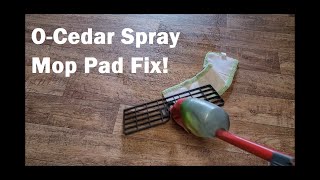 How to Keep Your OCedar Spray Mop Pad in Place [upl. by Ellehsyt]