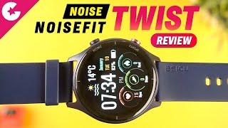 BEST Budget Round Dial Smartwatch Under ₹2000  NoiseFit Twist Smartwatch Review [upl. by Yellhsa]