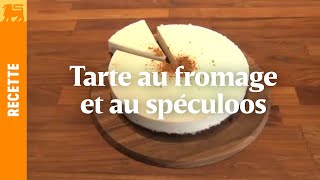 Tarte au fromage et au spéculoos [upl. by Deedahs]