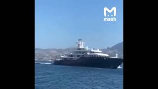 A 90meter yacht owned by Suleiman Kerimov rammed a small vessel with passengers in Bodrum Turkey [upl. by Eiramanit]