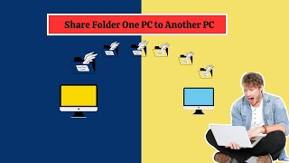 How to share Folder one PC to another PC Windows 1011  Easy way to share files [upl. by Bein898]