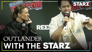 Outlander  The Cast Went Skinny Dipping NYCC Clip  STARZ [upl. by Canty]