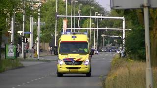 Ambulance 22107 Eindhoven met A1 aankomst Catharina ziekenhuis [upl. by Adnawahs896]