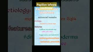 papillonlefevresyndromesyndromeoralpathology [upl. by Ellicott532]