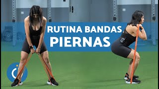 3 EJERCICIOS con BANDAS ELÁSTICAS PIERNAS 🦿 Ejercicios para Muslos con Bandas Elásticas [upl. by Kloman233]