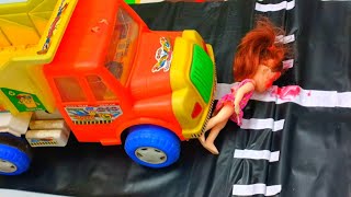 തടിയൻ173Barbie doll all day routine in indian village  Barbie doll bedtime story AccidentBarbi [upl. by Francoise]