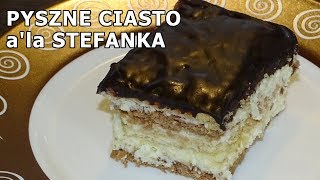 Szybkie ciasto bez pieczenia ala Stefanka [upl. by Schroer113]