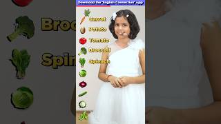 10 Vegetable🫛 Names in English Kids English Practice Adi Keshari Connection shorts [upl. by Burch152]