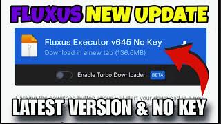 Fluxus Executor New Update  Fluxus Atualizado amp Roblox Script Blox Fruit Mobile No Key V645 [upl. by Aneloaup]