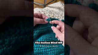 How to  The Italian Bind Off [upl. by Opalina]