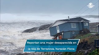 Tormenta Fiona deja casas arrastradas al mar tras su quothistóricoquot paso por Canadá [upl. by Zil]