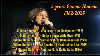 5 years Gianna Nannini19822024 giannanannini pop rock rockmusic popmusic music [upl. by Reyem]