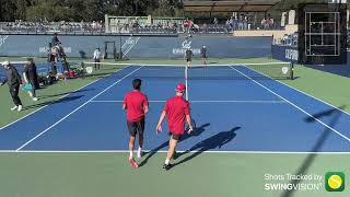 Arthur Fery  Neel Rajesh Stanford vs Siddhant Banthia  Carl Overbeck Cal [upl. by Enirhtac]