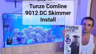 Tunze Comline Doc Skimmer 9012 DC unboxing and install [upl. by Marice]