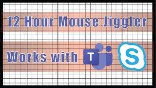 Mouse Jiggler 12 Hours ALMOST  Keep your Computer Awake [upl. by Arrotal]