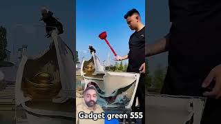 gadgetgreen555 ▶️Pressure Quick Cleaner Toilet Unblocker Plunger⁠ gadgets reaction shorts [upl. by Alurta848]