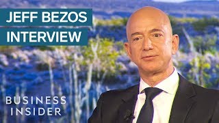 Jeff Bezos Talks Amazon Blue Origin Family And Wealth [upl. by Ihcalam290]