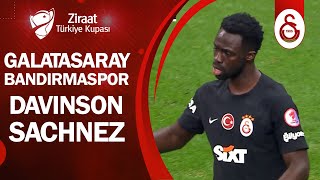 GOL Davinson Sanchez Galatasaray 10 Bandırmaspor Ziraat Türkiye Kupası Son 16 Turu [upl. by Augie]