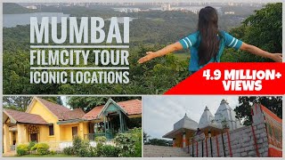 Mumbai FILMCITY Tour  Famous Locations  Film and Serial shoots English Subtitles [upl. by Meek]