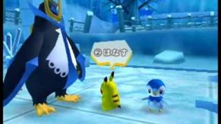 PokéPark Wii Pikachus Great Adventure Walkthrough Part 26 Empoleons Snow Slider [upl. by Juline]