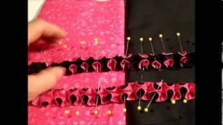 Dirndls on a budget part 3 making rusching or a ruffle [upl. by Schaab]