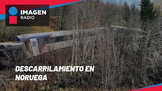 Descarrilamiento de tren de pasajeros en Noruega deja un muerto y 4 heridos [upl. by Ainoek]