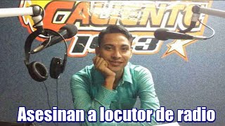 Asesinan a locutor de radio en Nayarit [upl. by Aitat]