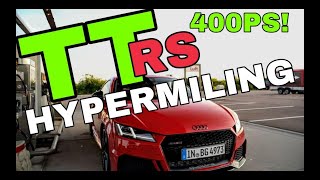 Audi TT RS Hypermiling Über 1000km mit 400PS [upl. by Omocaig]