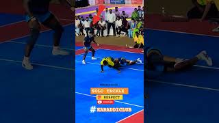 Solo tackle 🥰🥰ytshorts viralvideo viralreels tranding kabaddi solo [upl. by Radack769]