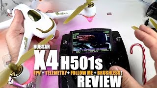 HUBSAN X4 H501s GPS QuadCopter Drone Review  Part 1  UnBox Inspection amp Setup [upl. by Reggis65]