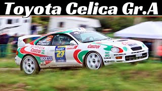 Toyota Celica GTFour ST205 Group A rally car  Castrol Livery Tribute  Turbo AntiLag Sound [upl. by Kora]