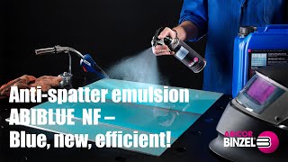 Antispatter emulsion ABIBLUE NF – Blue new efficient [upl. by Eilraep]