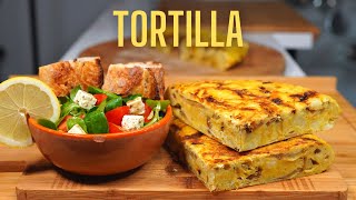 LOMELETTE ESPAGNOLE version healthy  LA TORTILLA DE PATATAS  FOOD IS LOVE [upl. by Pliske226]