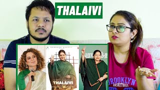 Thalaivi  Official Trailer  Kangana Ranaut  Arvind Swamy  Vijay  23rd April  REACTION [upl. by Adnawt]