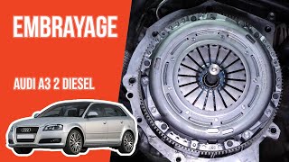 Changer le Kit dEmbrayage Audi A3 2 20 TDI 🚗 [upl. by Goat]