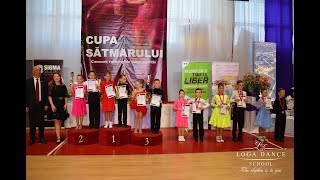 Loga Dance School la Cupa Satmarului  Precompetitional 3 dansuri 89 ani Ballroom Dancing [upl. by Ille]