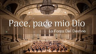 🎻Full Orchestra Accompaniment with Lyrics  Pace pace mio Dio [upl. by Arni]