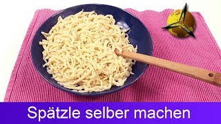 Original Spätzleteig amp Spätzle selber machen  Rezept [upl. by Gimble]