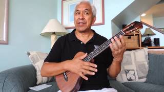 Kimo Hussey Ukulele Video Series Somewhere Beyond the Sea [upl. by Amling]