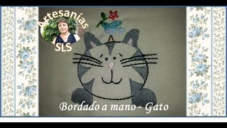 COMO BORDAR UN GATITO  Bordando Con Estilo [upl. by Onidranreb]