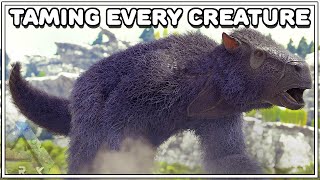 THE GIANT SLOTH HAS A CRAZY RAGE ABILITY  TAMING EVERY CREATURE  ARK SURVIVAL EVOLVED EP72 [upl. by Kristien]