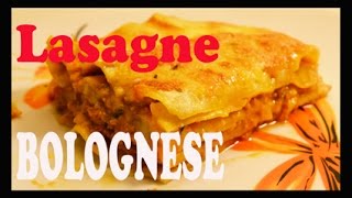 Lasagne Bolognese Lazanje s mesom  Jednostavni recepti [upl. by Ahsilef]