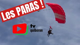 QUIBERON  🪂 🛩️ Le saut en Parachute  TV Quiberon 247 [upl. by Veedis545]