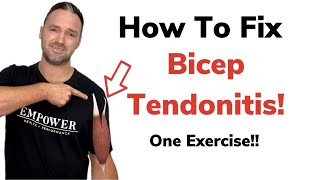 How to fix BICEP TENDONITIS [upl. by Lerual852]