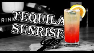 How To Make The Perfect Tequila Sunrise Recipe  Easy Tequila Recipe [upl. by Akemehs]