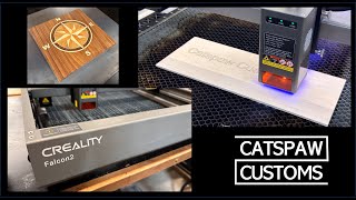 Beginner Laser Engraving with the Creality Falcon 2 [upl. by Ardnuahs685]