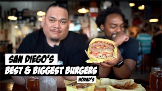 San Diegos Best amp Biggest Burgers Hodads Review [upl. by Lasala]