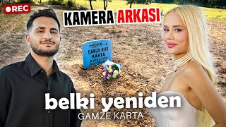 GAMZE KARTA  BELKİ YENİDEN Klipte Öldüm  KLİP KAMERA ARKASI [upl. by Newol714]